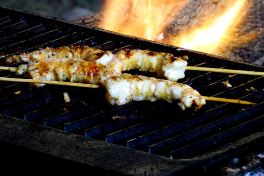 Barbecued Garlic Prawns