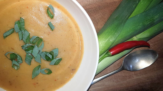 Spicy Potato and Leek Soup