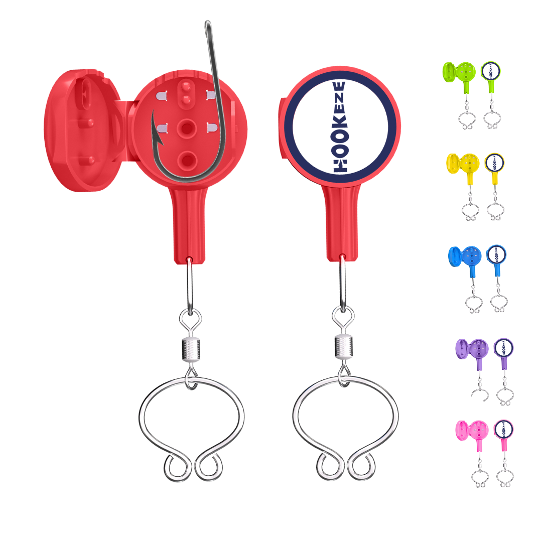 Hook-Eze Fishing Knot Tying Tool (Standard) | Pack of 2