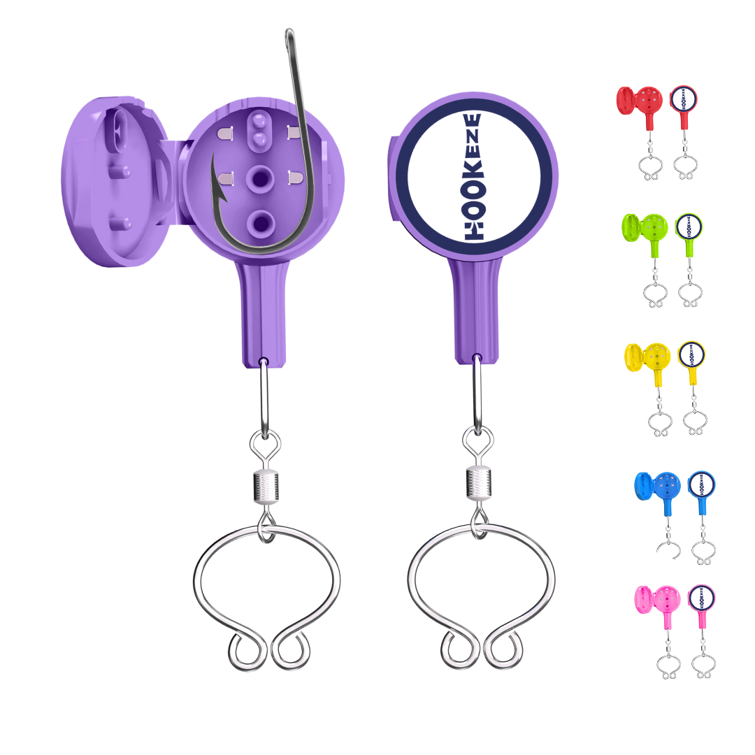 Hook-Eze Fishing Knot Tying Tool (Standard) | Pack of 2