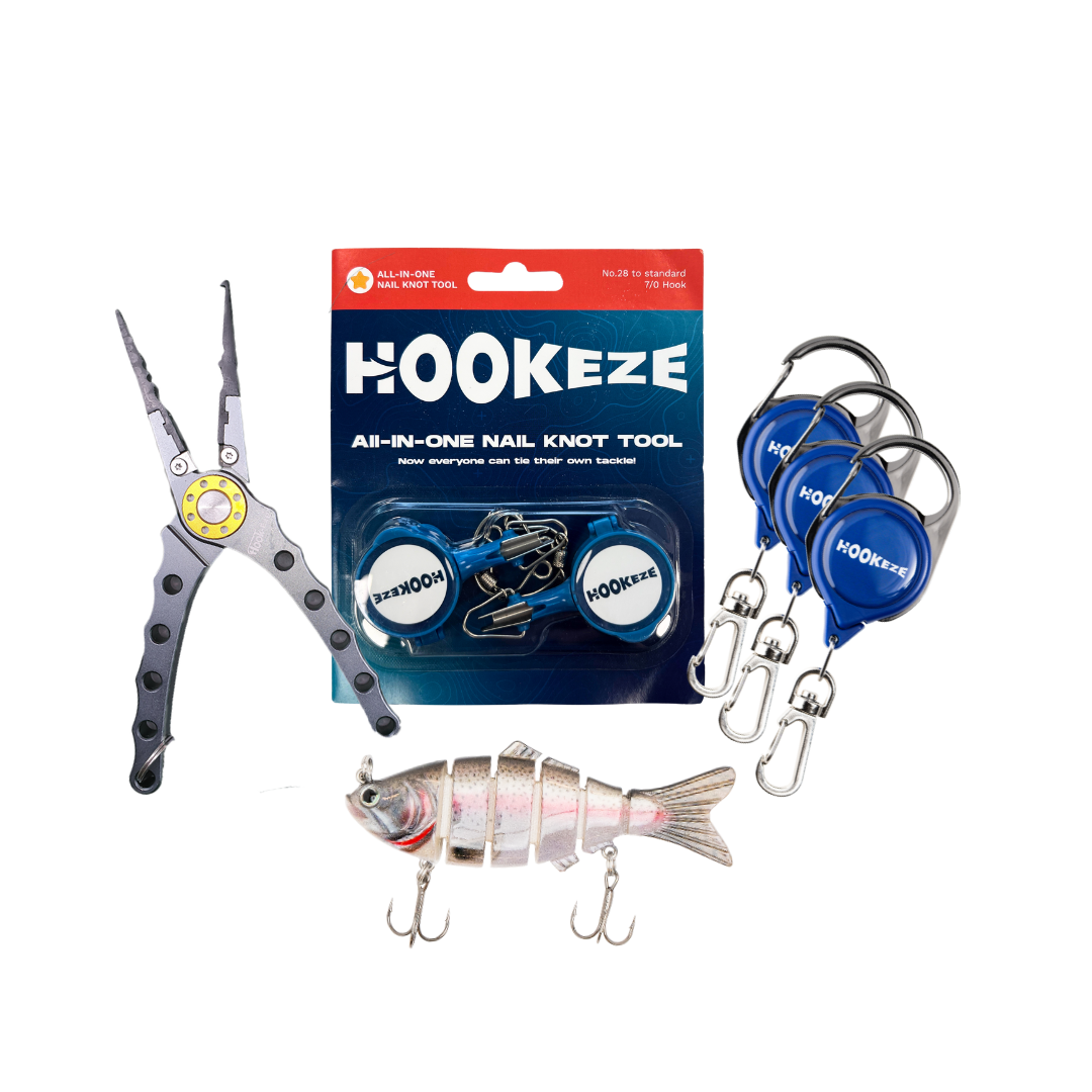 ez fish hook HookEze Fishing Knot Tying Tool (Standard) The Mustad E Fishing Gear Fishing Knot Tying