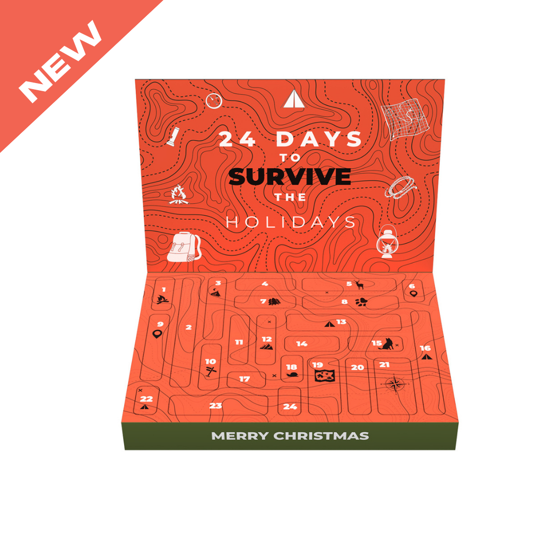 HookEze Survival Advent Calendar | Fishing, Camping, Hiking, Adventure Kit