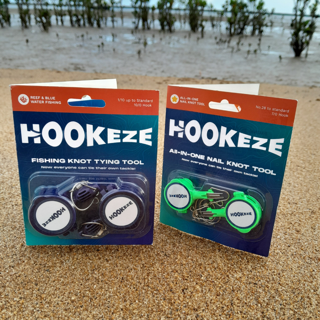 Hook-Eze Fishing Nail Knot Tying Tool | Pack of 2 | Green