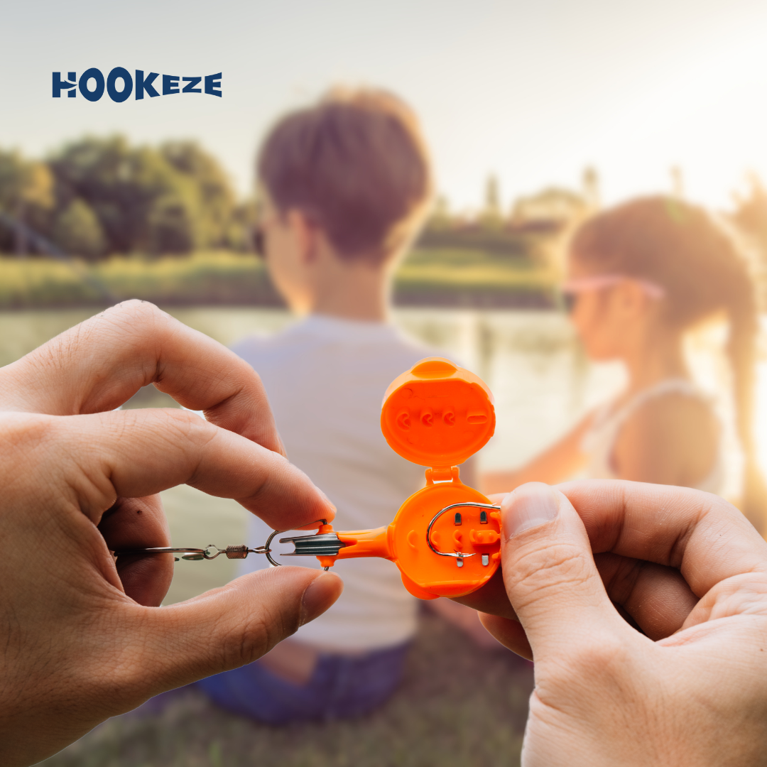 Hook-Eze Fishing Nail Knot Tying Tool | Pack of 2 | Turquoise