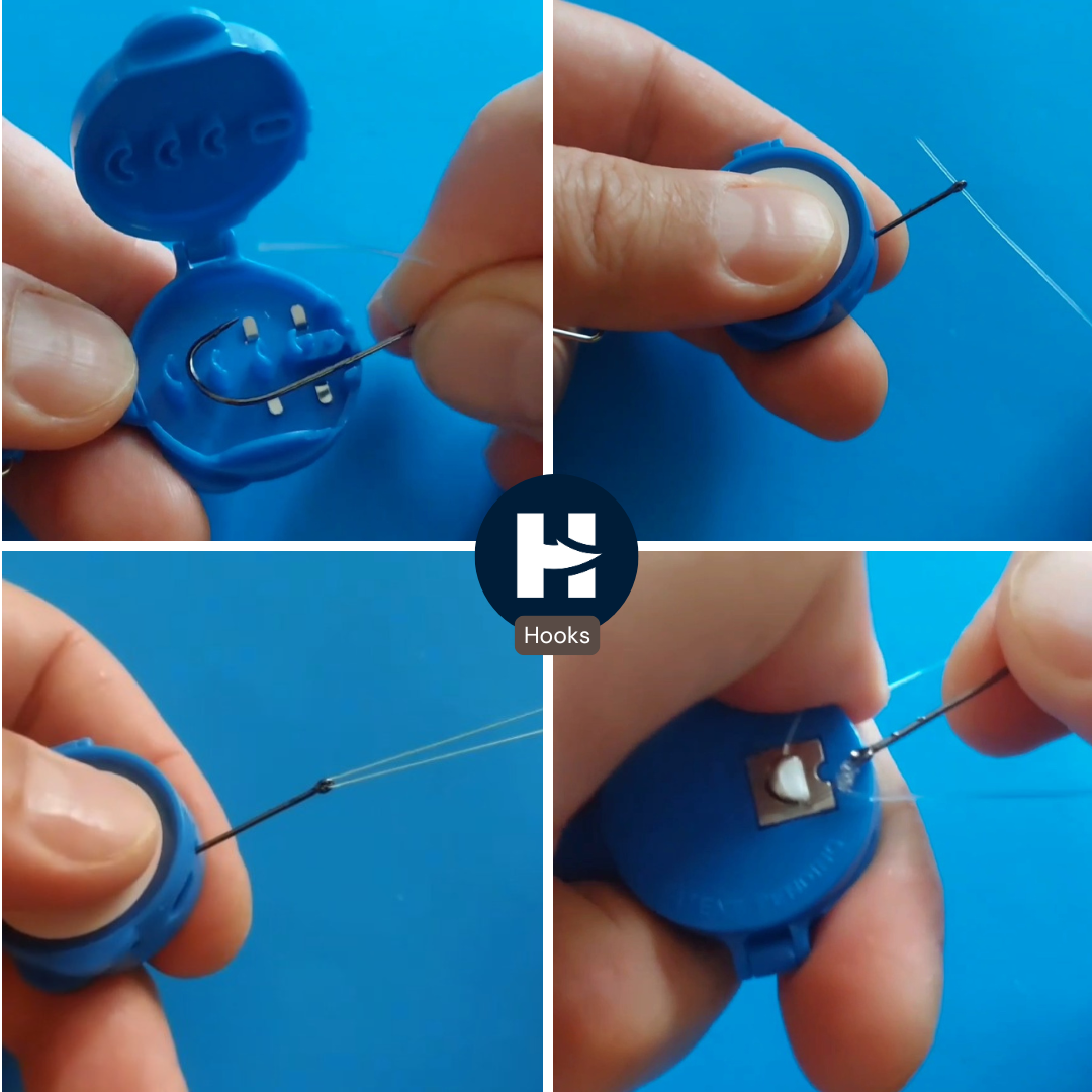 Hook-Eze Fishing Knot Tying Tool (Standard) | Pack of 2