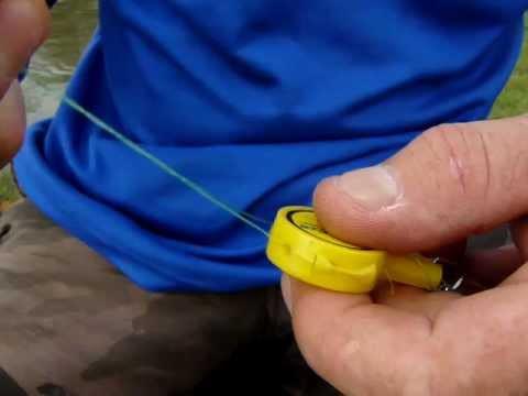How to tie line to line/leader using blood knots.