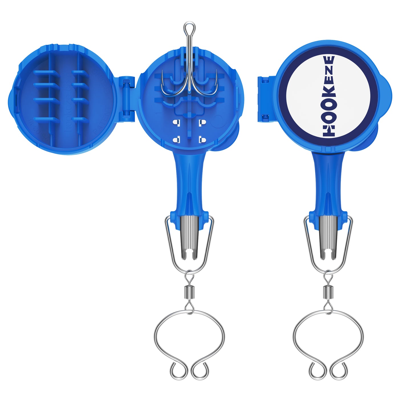 HookEze Fishing Knot Treble Hook Tying Tool | Pack of 2