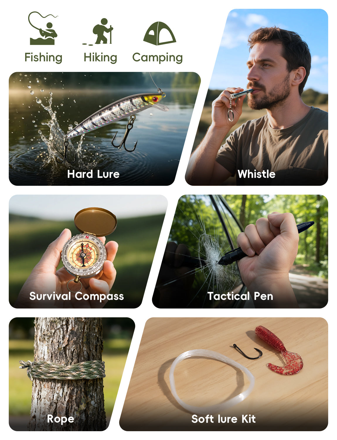 HookEze Survival Advent Calendar | Fishing, Camping, Hiking, Adventure Kit