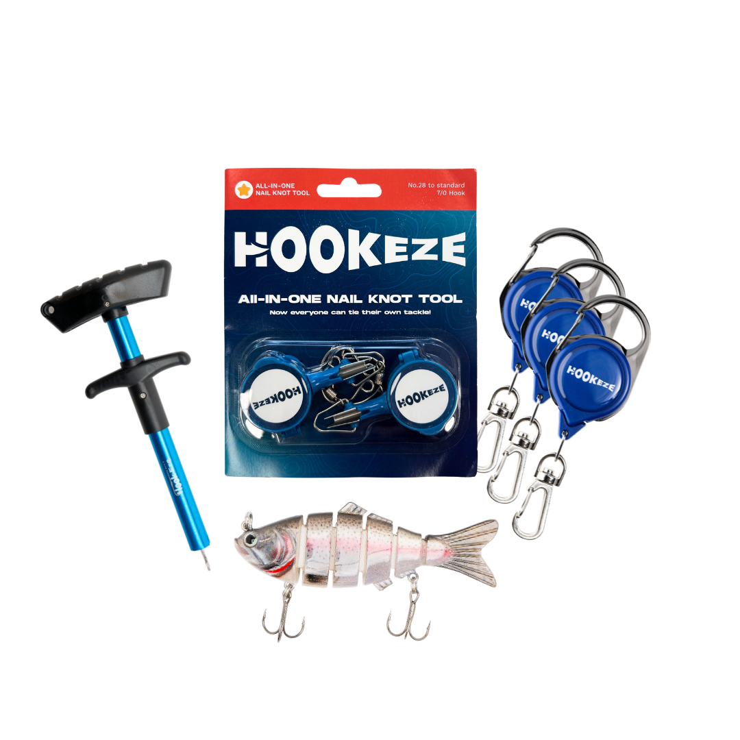 Hook-Eze Junior Anglers Arsenal Fishing Tools | (Nail Knot)