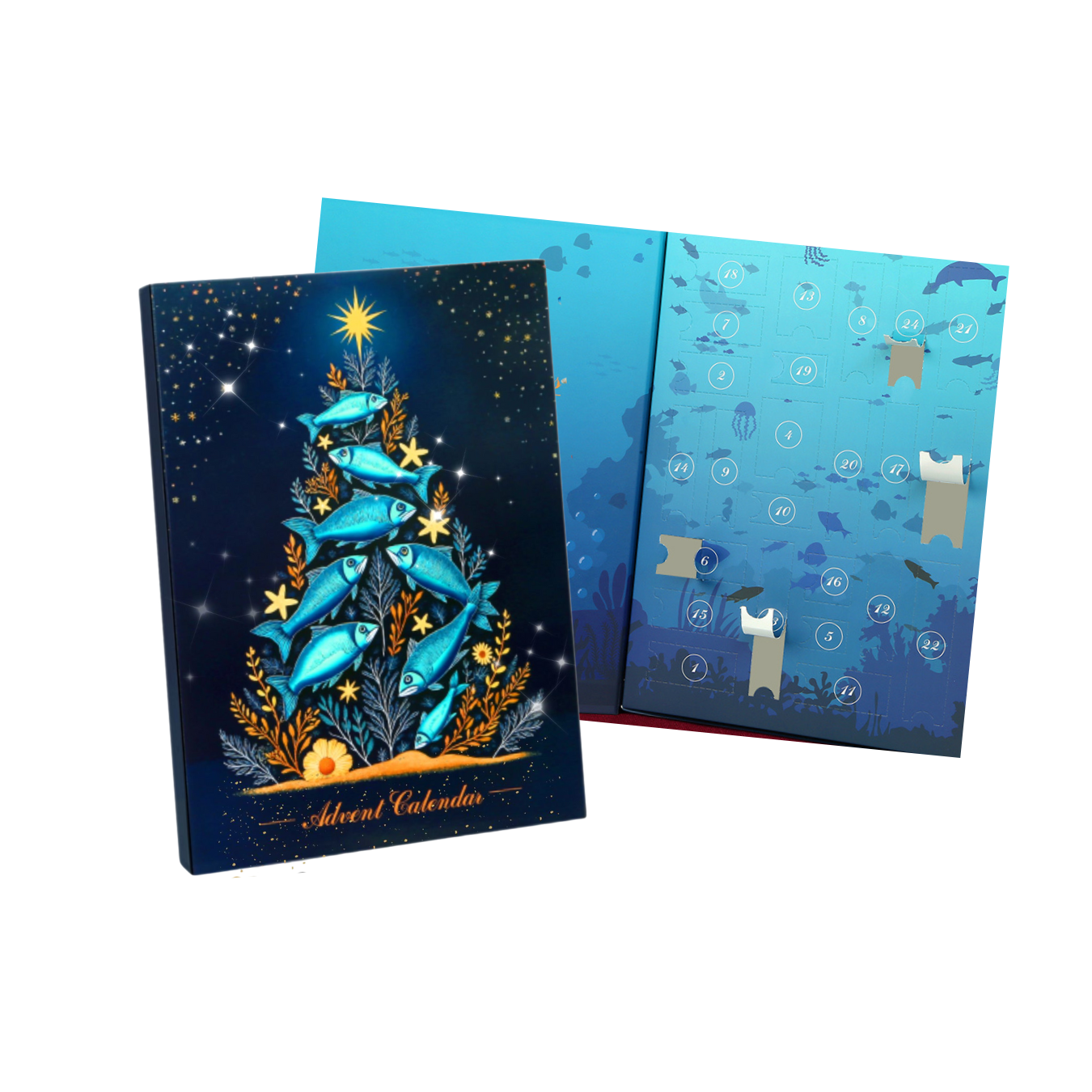 HookEze Fishing Advent Calendar  Starter Kit | 24 Days of Fishing Gifts