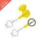 Hook-Eze Fishing Knot Tying Tool | Standard | Pack of 2 | Yellow