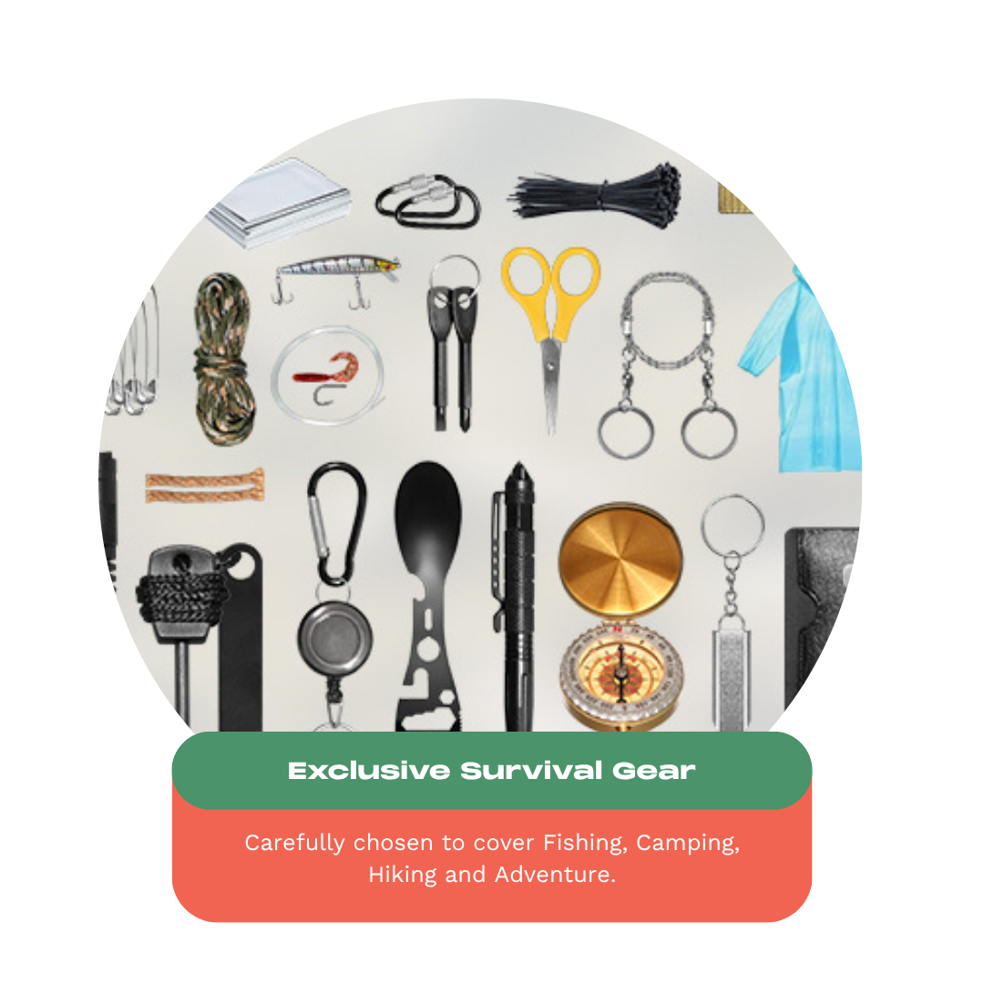 HookEze Survival Advent Calendar | Fishing, Camping, Hiking, Adventure Kit