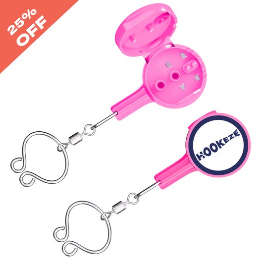 Hook-Eze Fishing Knot Tying Tool (Standard) | Pack of 2 | Pink