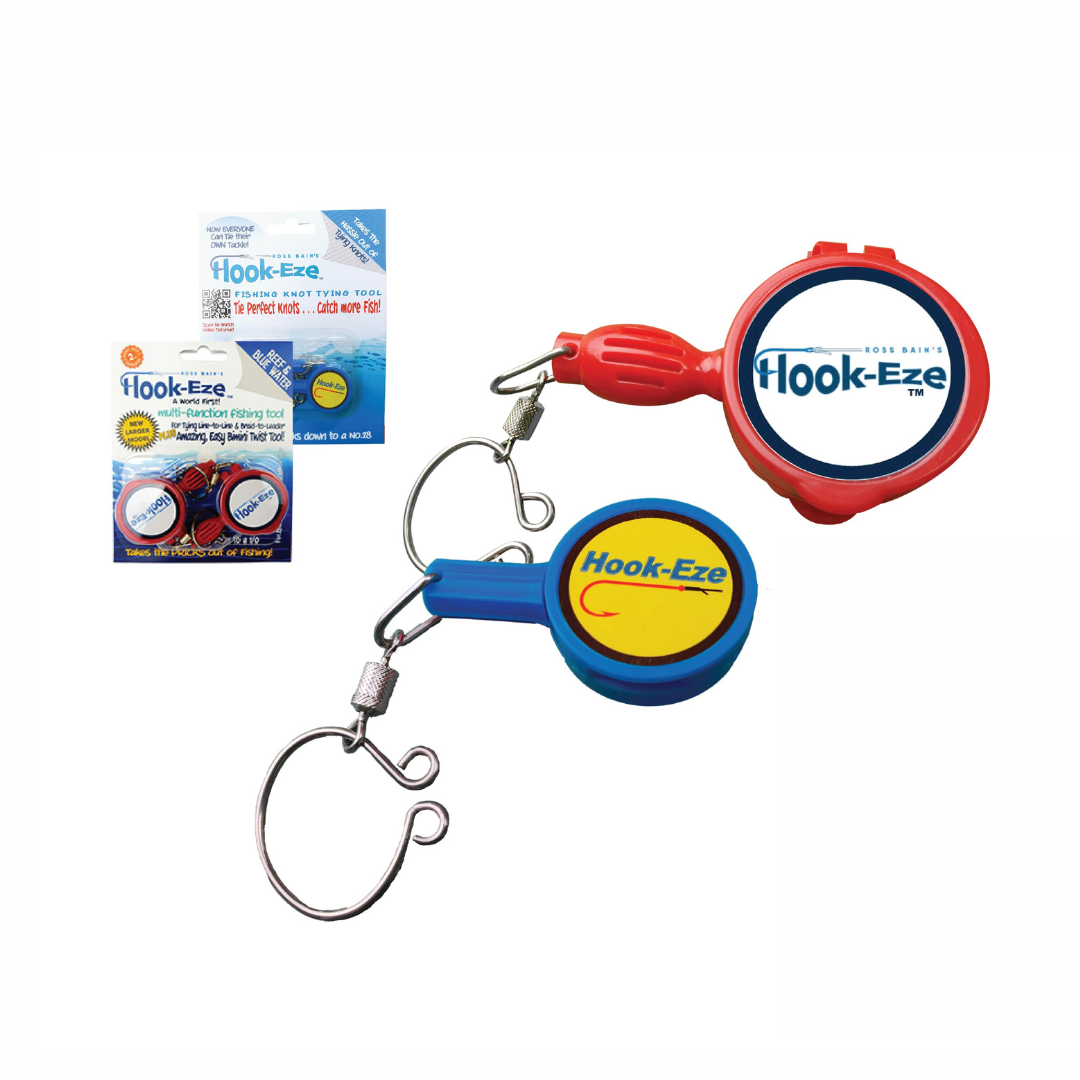 Hook-Eze Fishing Knot Tying Tool (Standard & Large) | Pack of 4