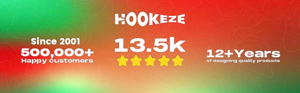 HookEze Christmas Pack | Pack of 2 | Red & Santa Green Standard Models
