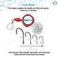 Hook-Eze Fishing Knot Tying Tool (Large) | Pack of 6