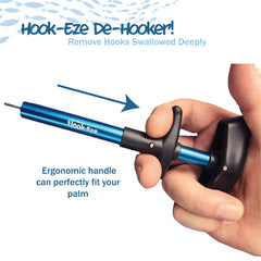 Hook-Eze Knot Tying Tool & De-Hooker Blue Sml