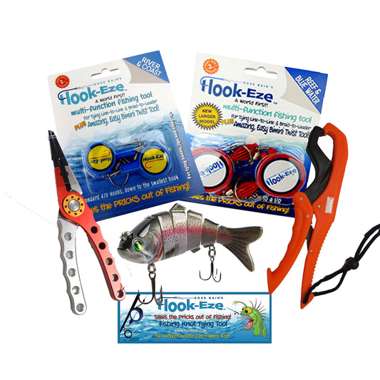 Hook-Eze Angler's Must-Have Fishing Packs | (Standard & Large)