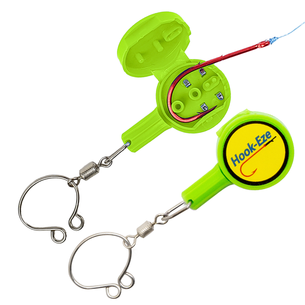 Hook-Eze Fishing Knot Tying Tool (Standard) | Pack of 2 | Red