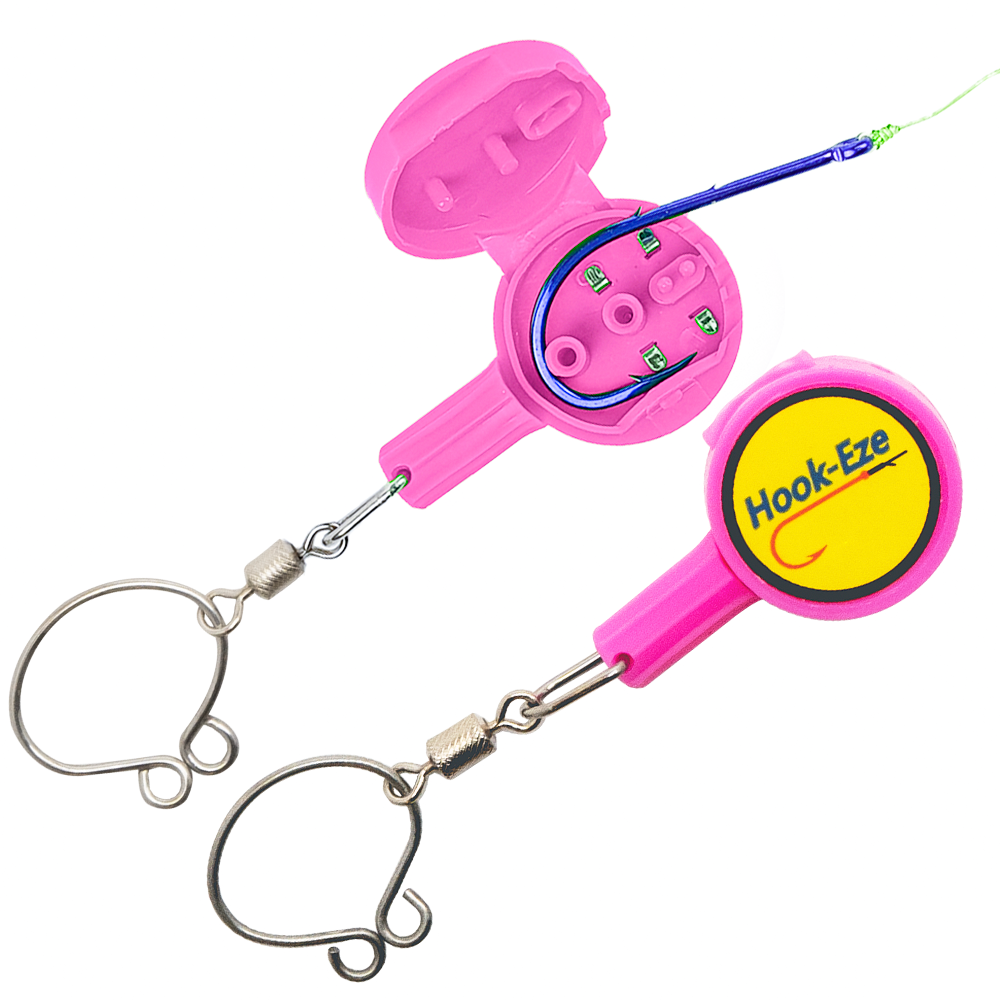 Hook-Eze Fishing Knot Tying Tool (Standard) | Pack of 2 | Red
