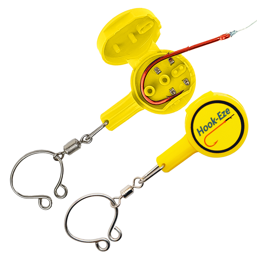 Hook-Eze Fishing Knot Tying Tool (Standard) | Pack of 2 | Red