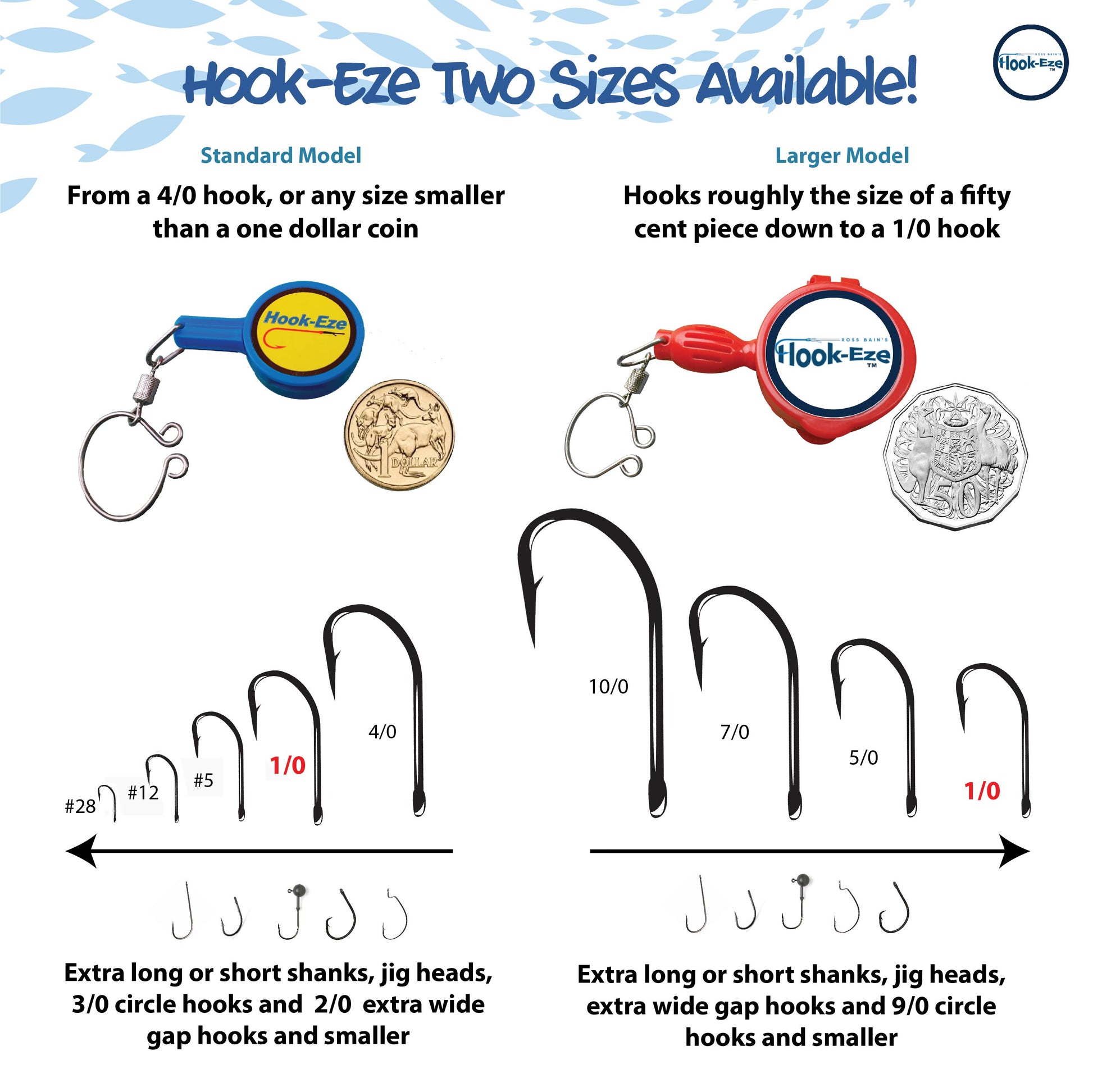 Hook-Eze Angler's Must-Have Fishing Tools | Hook Remover Pack